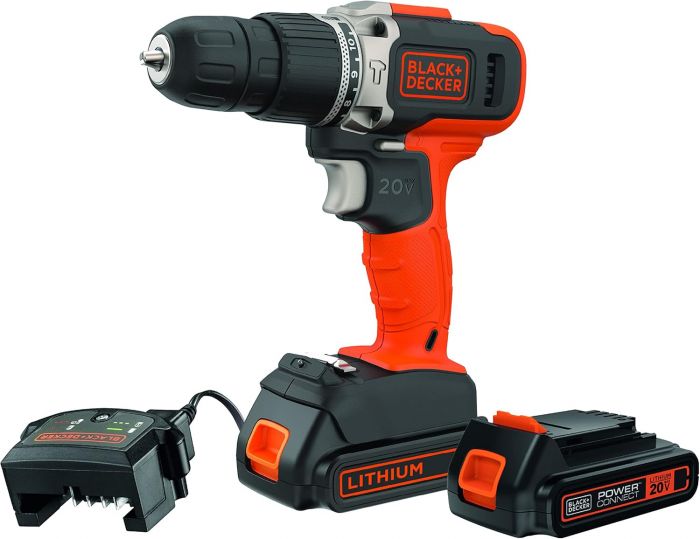 Taladro atornillador 3/8 20V BCD704C1 Black&Decker
