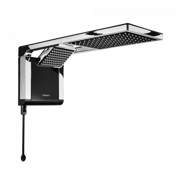 Regadera Eléctrica 220V Acqua Duo Ultra Negro Lorenzetti