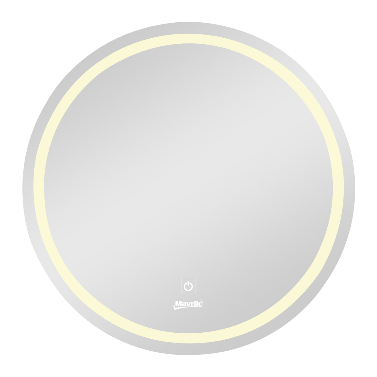 Espejo circular de pared con luz LED 60 cm 14448 Mavrik