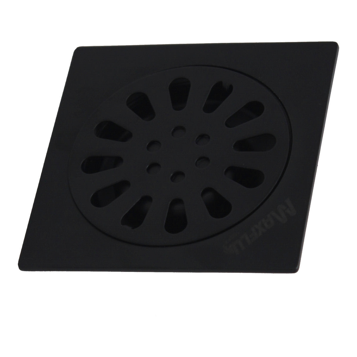 Resumidero cuadrado de acero inoxidable negro 4" x 4" 16047 Maxflu