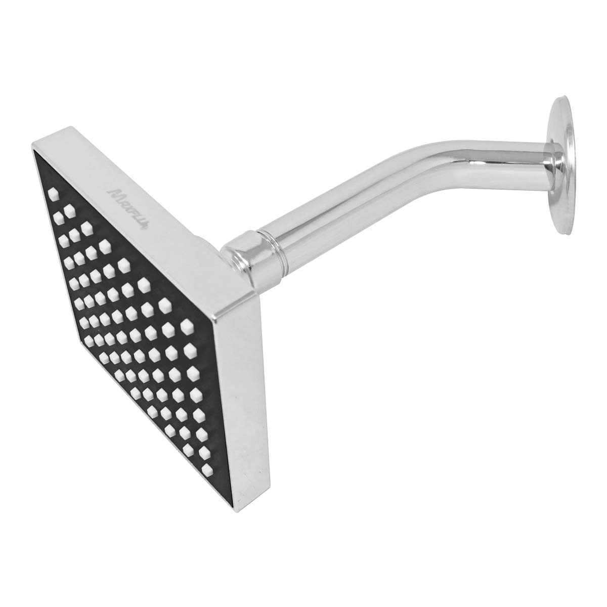 Regadera cuadrada 4" de ABS cromo 16123 Maxflu