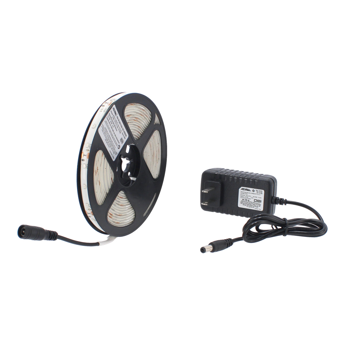 Tira de 300 leds con adaptador de corriente luz roja 1974-R Adir