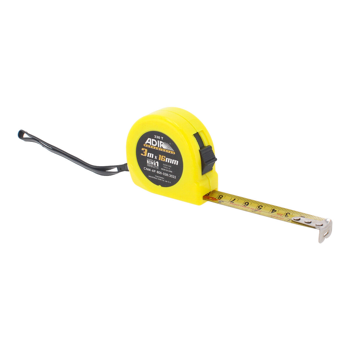 Flexómetro ergonómico 3 metros 330-T Adir