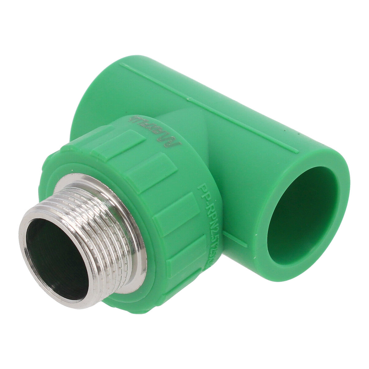 Tee rosca central Macho ø 25 x 3/4" para tubo PP- R 7141 Maxflu