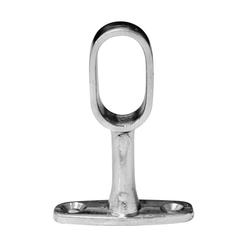 Soporte central para tubo oval niquel brillante 1060 Lusar