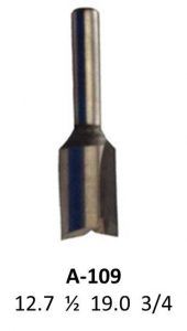 Broca para router corte recto 1/2 Pulg 109 Micro