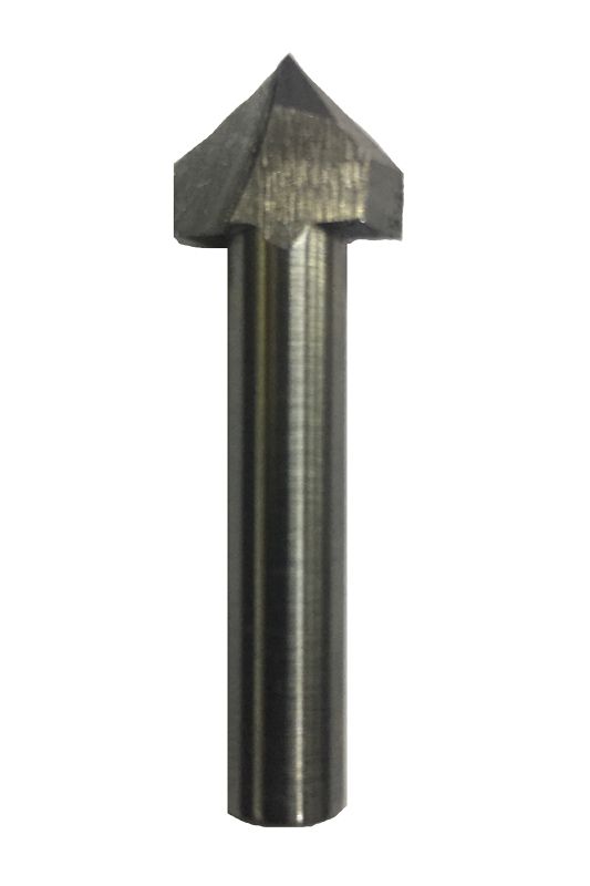 Broca para router corte en V 1/2 Pulg 411 Micro