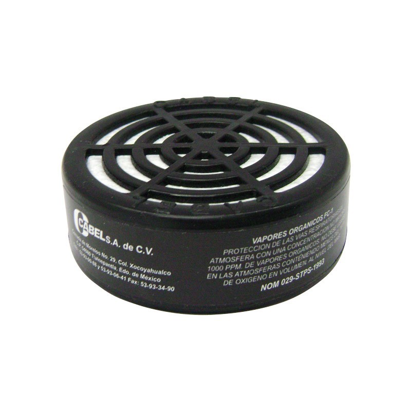 Repuesto filtro para mascarilla vapores orgánicos FC-1 CABEL