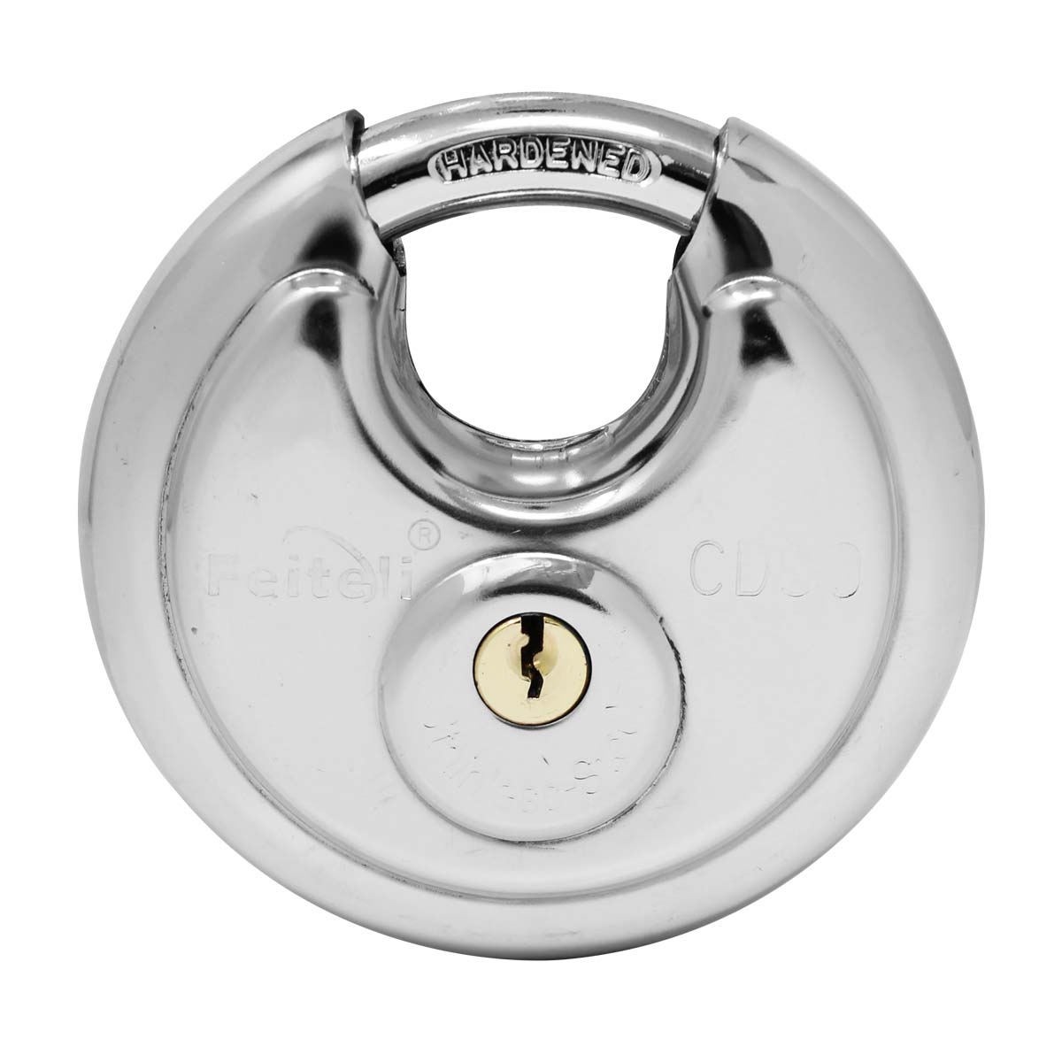 Candado circular acero inoxidable 90 mm CD90 Feiteli