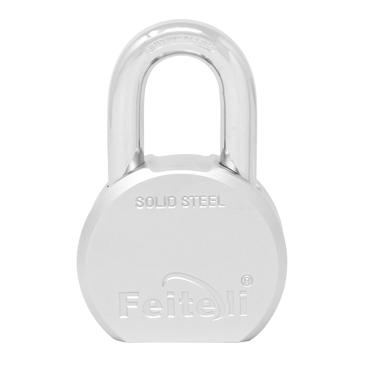Candado de acero macizo gancho corto 65 mm de máxima seguridad R930 Feiteli