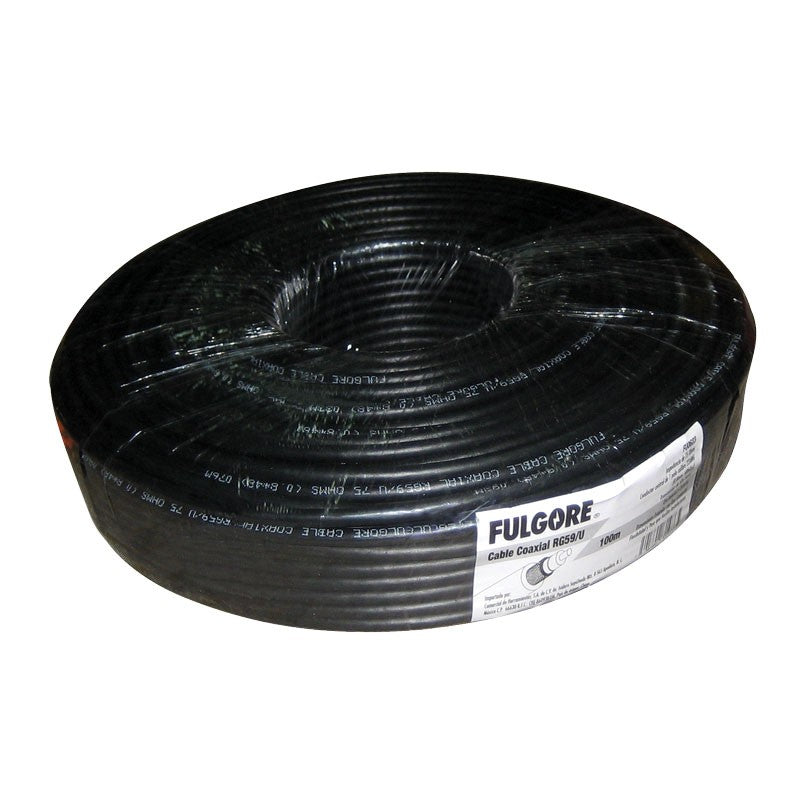 Cable Coaxial RG-59/U 100 metros FU0623 Fulgore