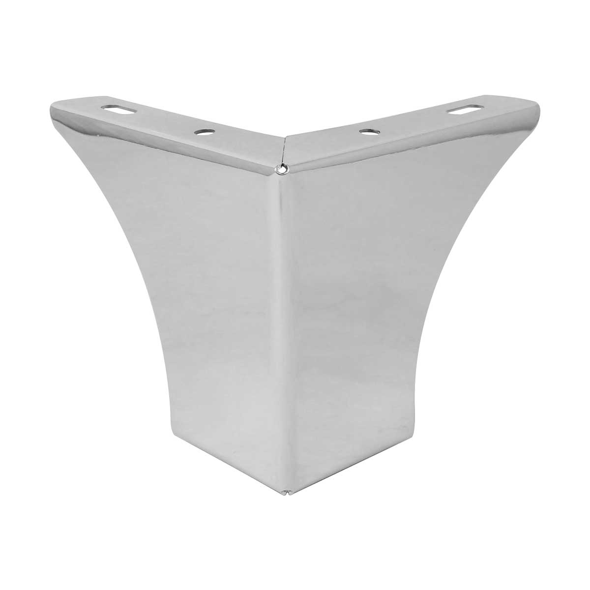 Pata para para sofá 100 mm cromo triangular Bolder