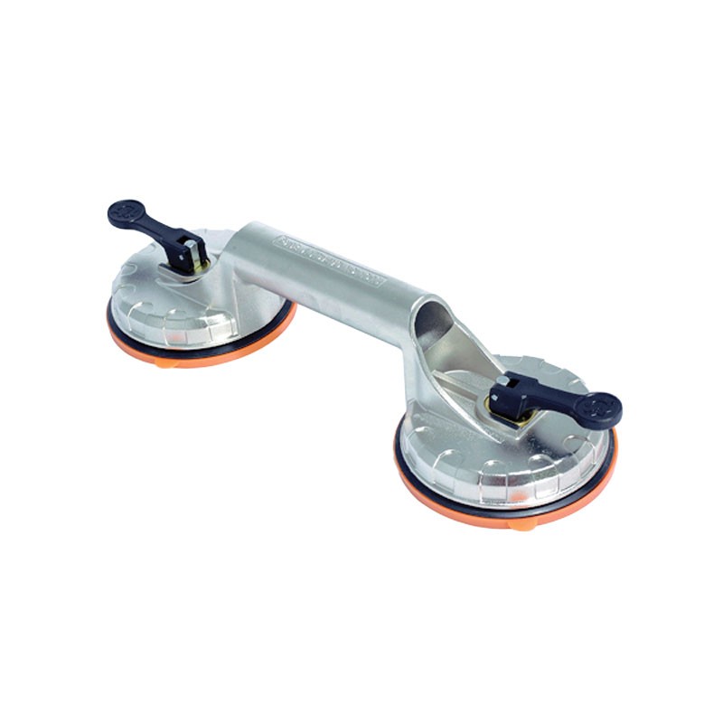 Ventosa doble de aluminio para cristal 1066 Herralum