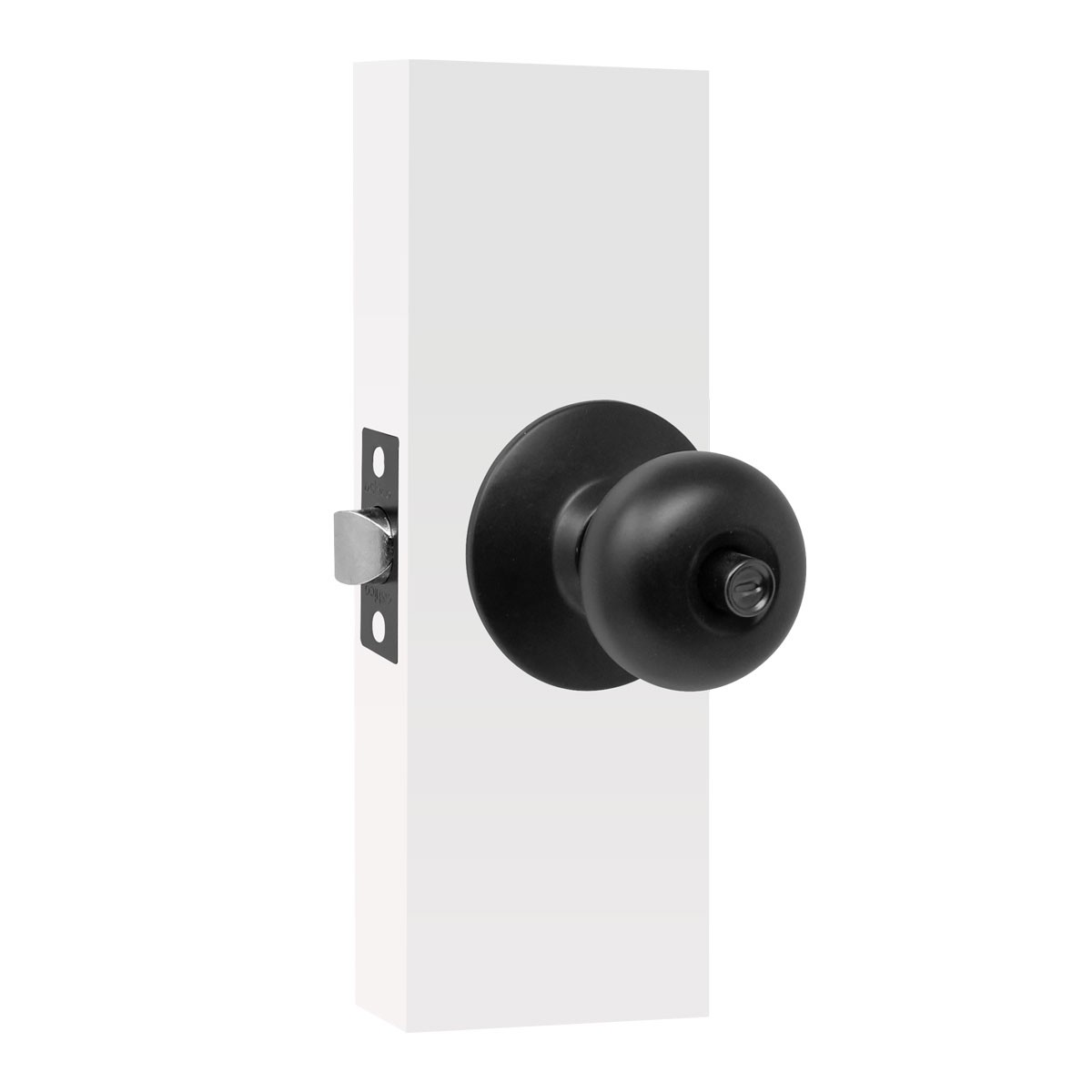 Cerradura para baño Cariel negro mate 12019 Ashico