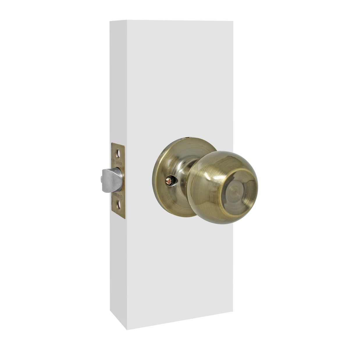 Cerradura de perilla para entrada principal latón antiguo 3009-0255-45 Soprano