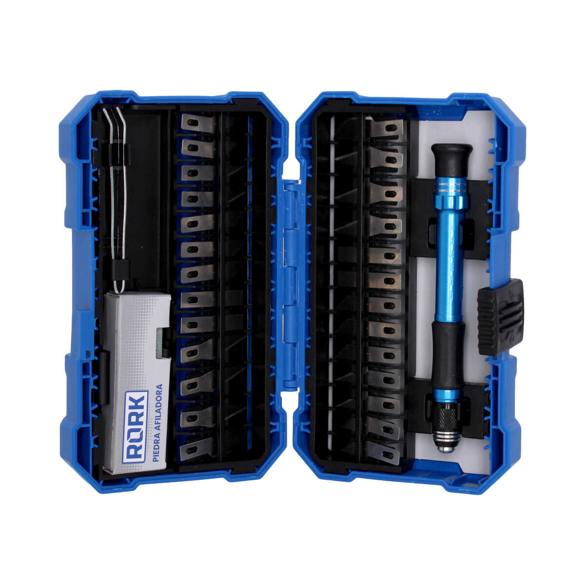 Kit de navajas tipo Exacto 29 piezas MRK-003 RORK