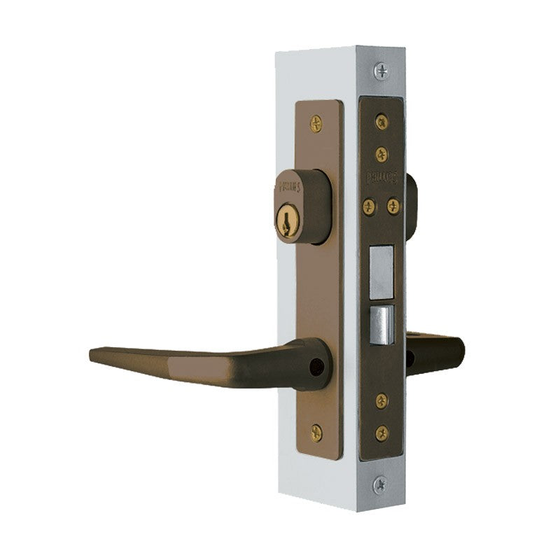 Cerradura para puerta residencial aluminio duranodik 549 Phillips