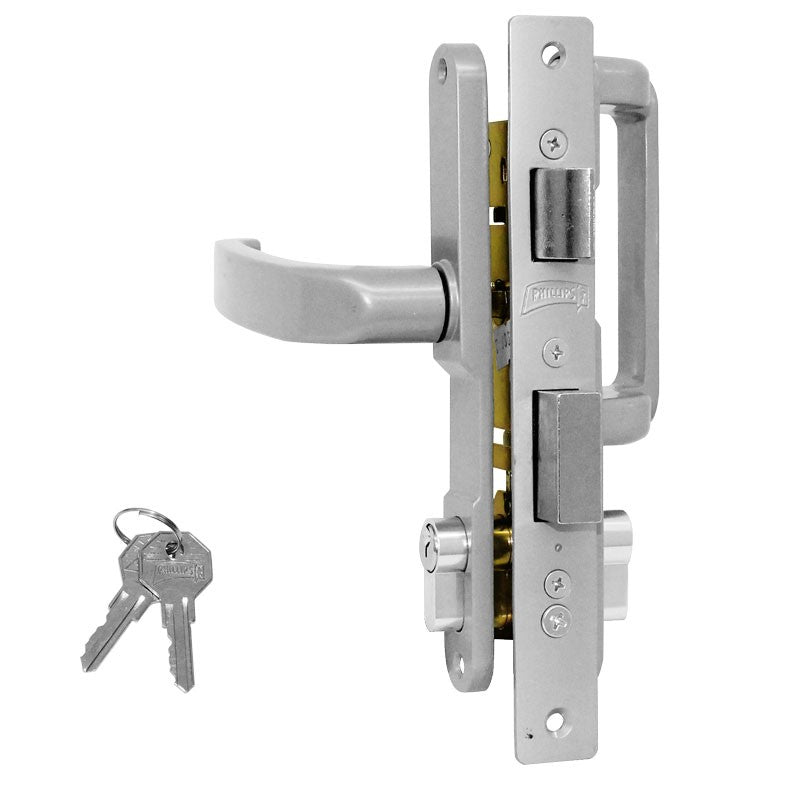 Cerradura para uso comercial aluminio natural 3065 JM Phillips