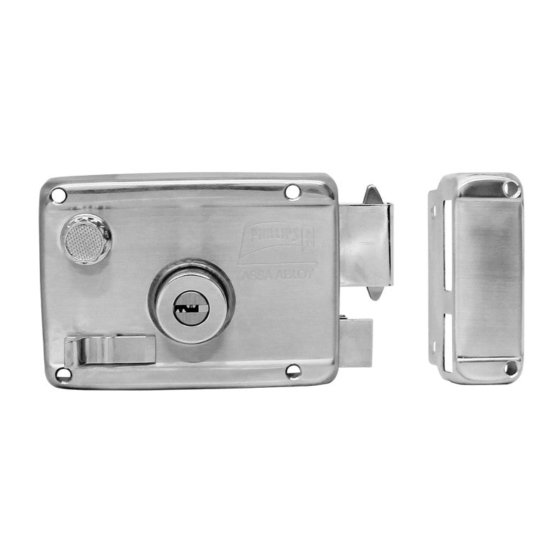 Cerradura de sobreponer derecha tráfico pesado HS-4000-AS Phillips