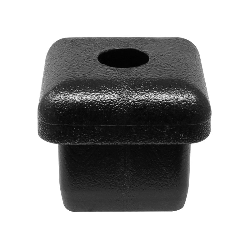 Regatón cuadrado para tubo de 1" con rosca de 1/4" AMI-45 Rodami