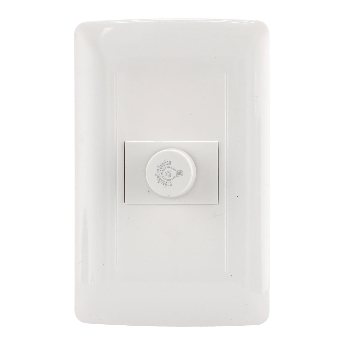 Placa con atenuador de luz línea Universal 4571 Sanelec