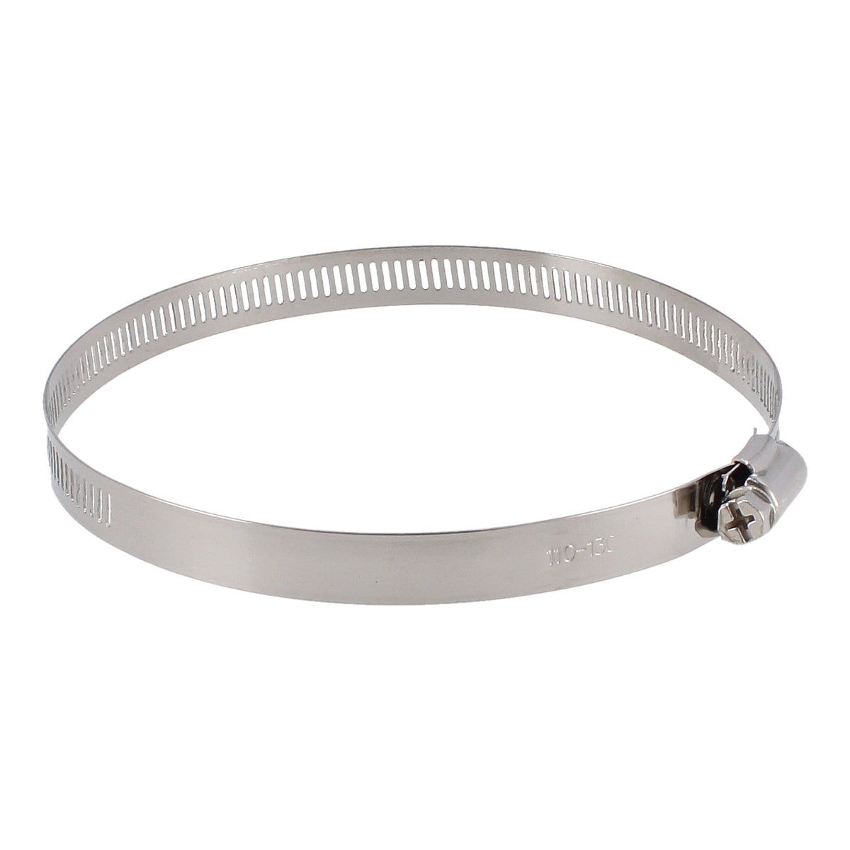 Abrazadera sin fin 4 1/8"-5" de acero inoxidable #72 7879 Sanelec