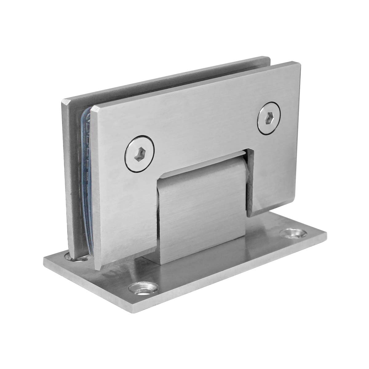 Bisagra muro a vidrio centrado cromo SH320-S Axcent