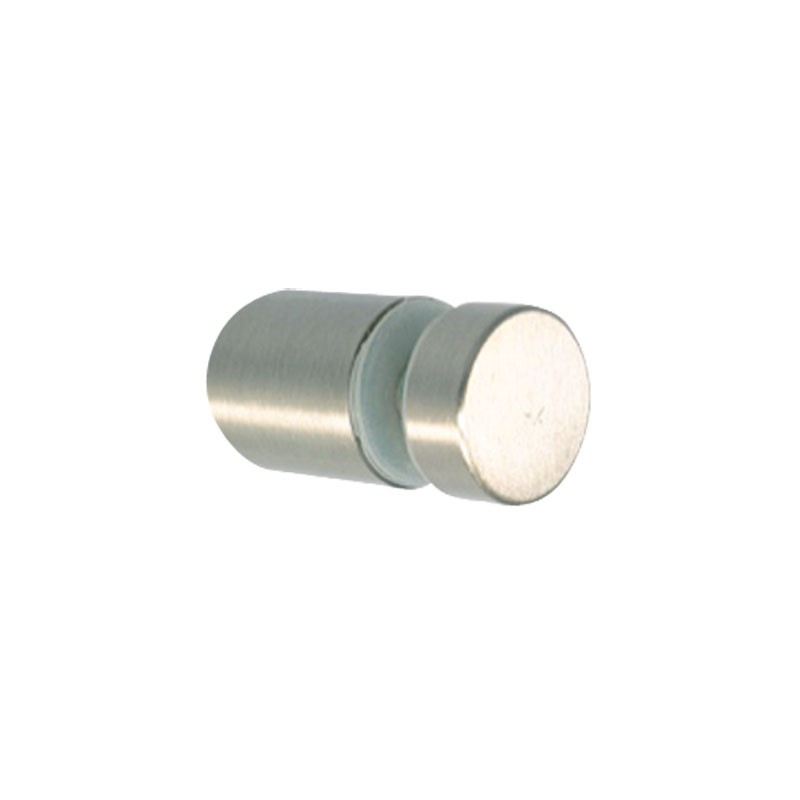 Herraje para vidrio / muro 19 x 16 mm Herralum