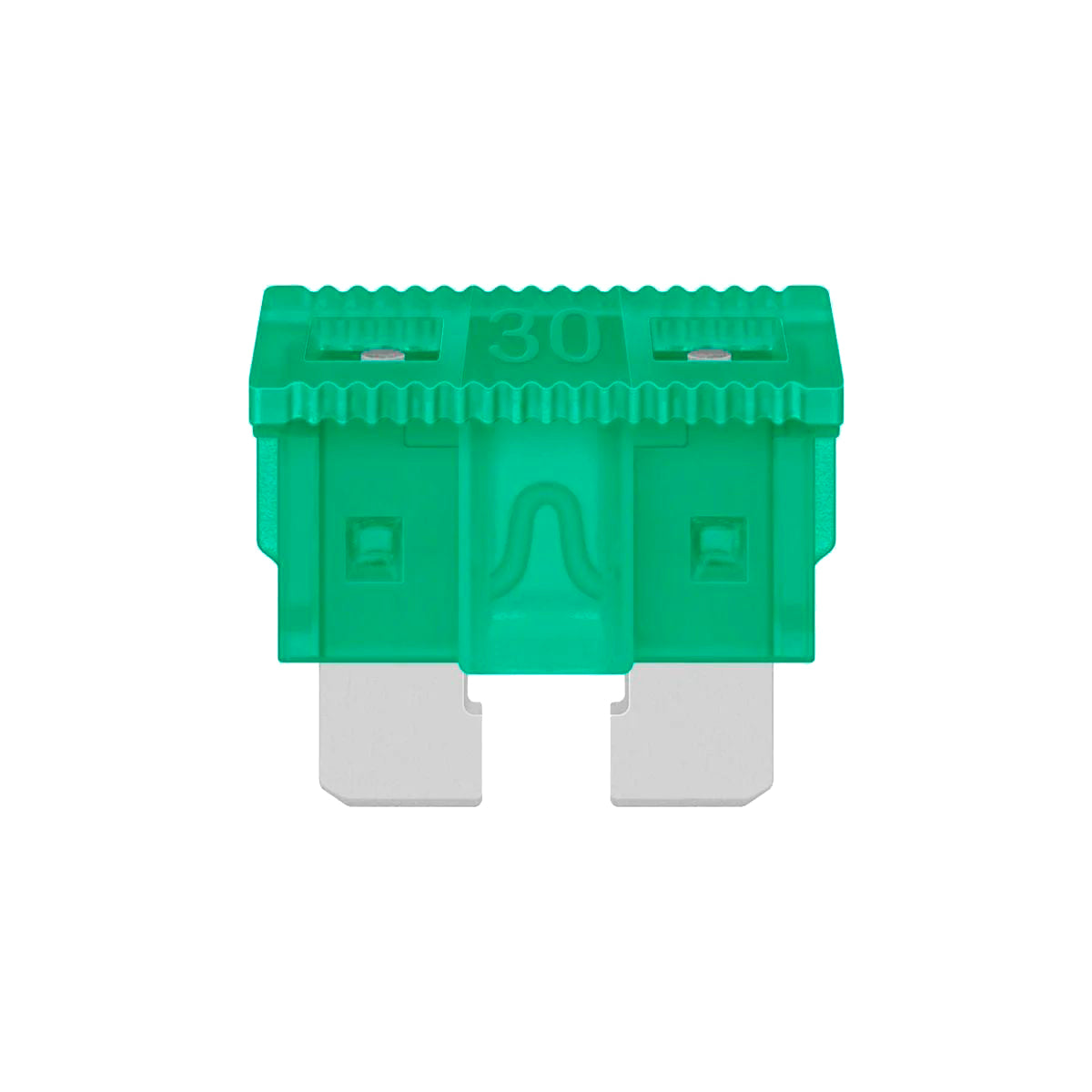 Fusible automotriz de 32 Vcc 30 A, verde FA 30 Steren