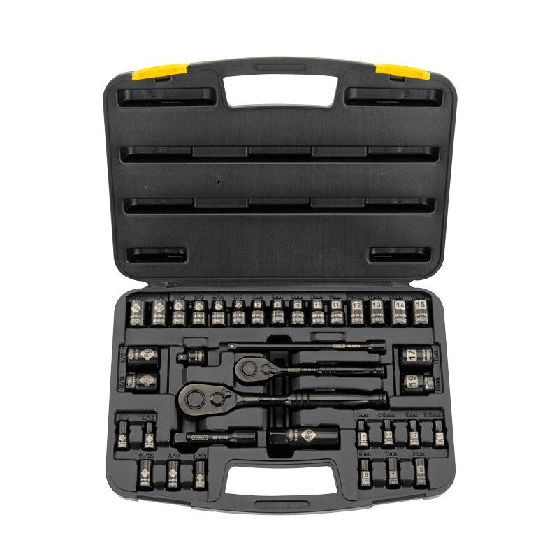 Autoclé de cromo negro 37 piezas 87-320 Stanley