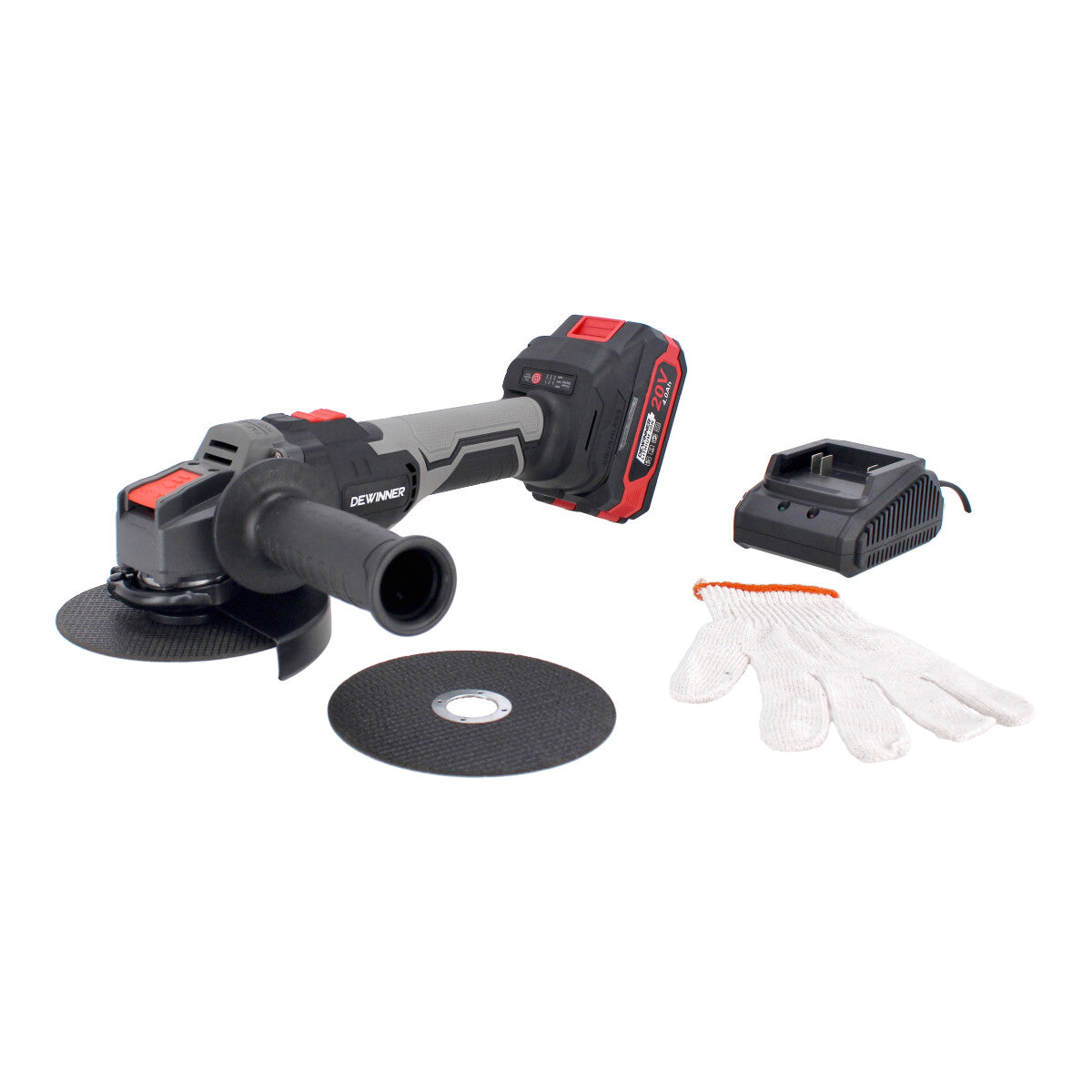 Mini esmeriladora 4-1/2" inalámbrica 20 V JMJ-A5101 Dewinner