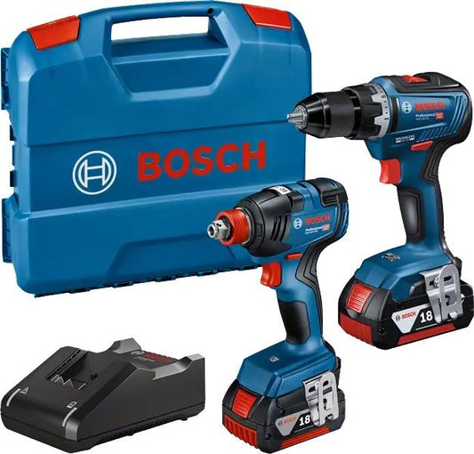 Combo Llave de Impacto GDX 18V-200 + Atornillador GSB 18V-50 Brushless Bosch