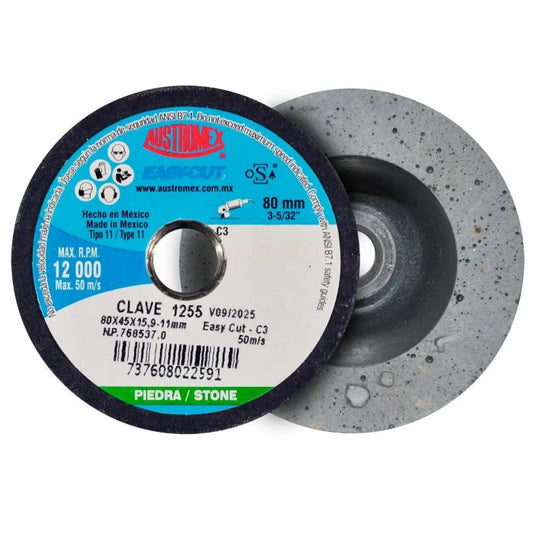 Copa Mini Shellac Easy Cut- C3 3-5/32” x 1-3/4" x 5/8"-11H 1255 Austromex