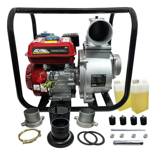 Motobomba a Gasolina 8 HP 4 X 4" 129 Adir