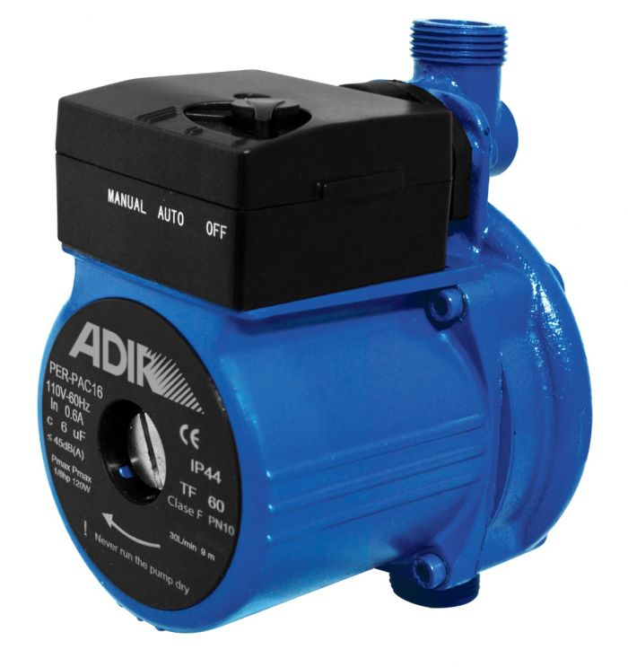 Bomba Presurizador Automático 1/6 HP 1503 Adir