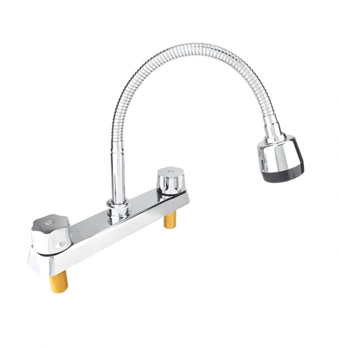 Mezcladora para fregadero 8” cuello flexible 16014 Maxflu