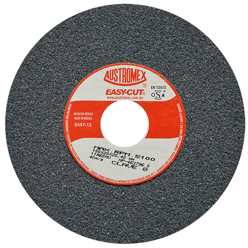 Rueda abrasiva para esmerilado de acero Easy-cut 7 / 8 Austromex