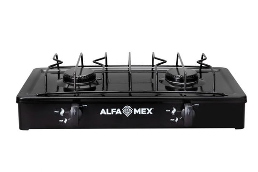 Estufa de mesa de 2 Quemadores ALFA