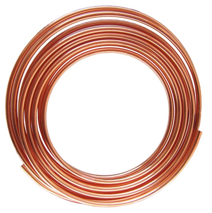 Tubo de cobre 6 Mts 3/8 Pulg Iusa