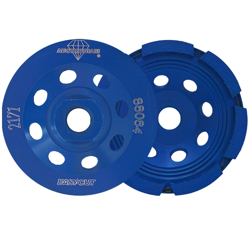 Copa de diamante segmentada Easy-cut 4 Pulg Austromex