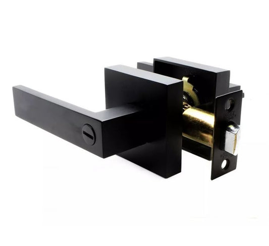 Cerradura Baño CMD Milan R Negra Inoxx Italy