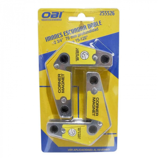 Iman escuadra para soldar esquinas 3 Pulg 11 Kg 255526 Obi