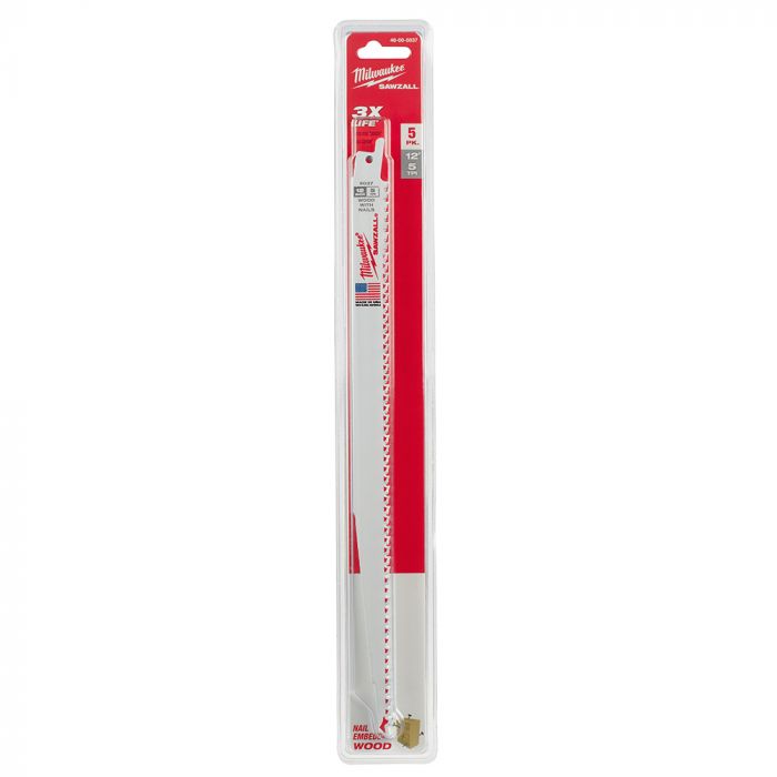 Segueta sierra sable 12x6 Pulg 005037 Milwaukee