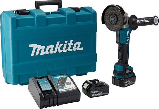 Miniesmeriladora 4-1/2 Pulg 18V DGA458RFE Makita