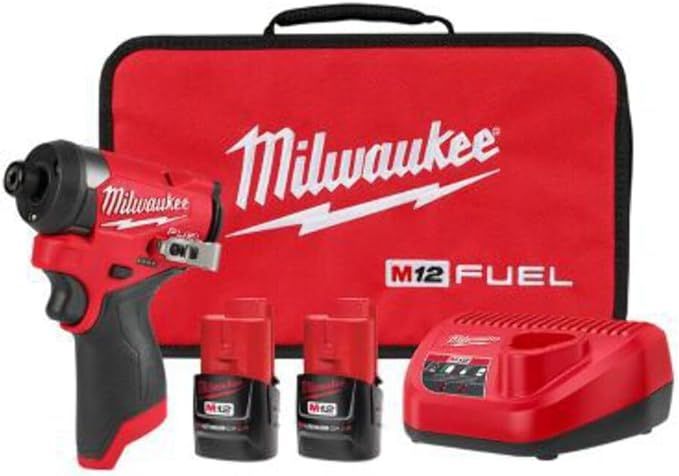 Atornillador de impacto 1/4 FUEL M12 3453-22 Milwaukee