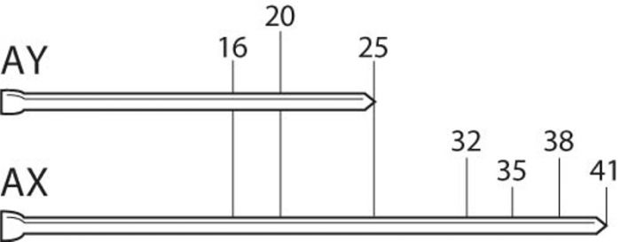 Clavillos galvanizados 5000 Pz 5/8" AX10 Senco
