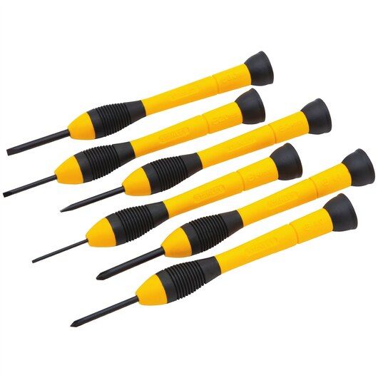 Desarmadores de precisión plástico 6 Pz 66-052 Stanley