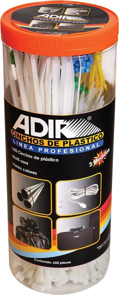 Cincho de plástico 650 Pz 1738 Adir
