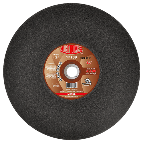 Disco para corte de metal 14 Pulg (solidos) 739 Austromex