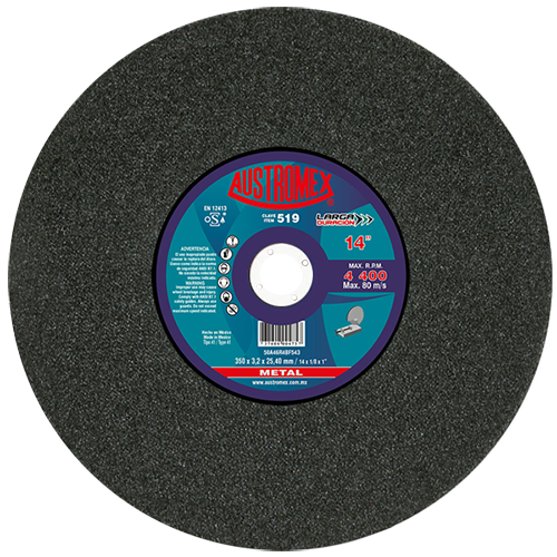 Disco para corte de metal 14" 519 Austromex